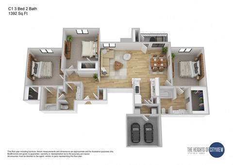 the evergreen floor plan of the breezy corner